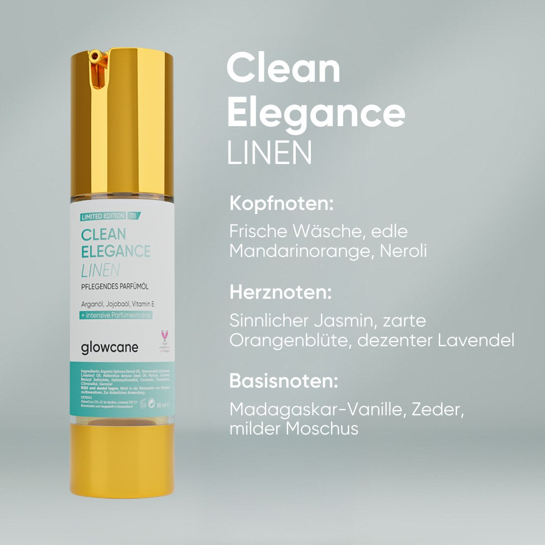 Pflegendes Parfümöl - Clean Elegance Linen - Limited Edition