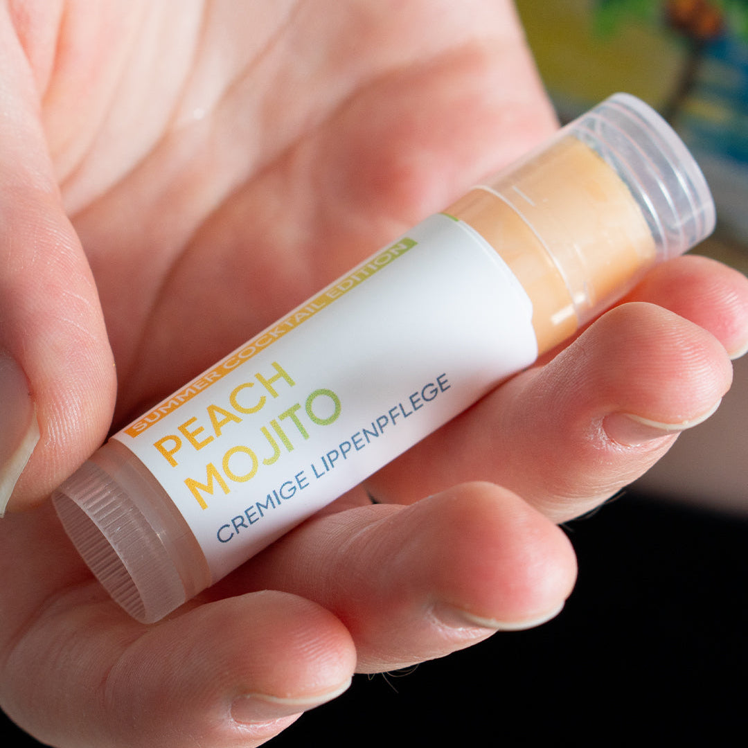 Fruchtige Lippenpflege - Peach Mojito