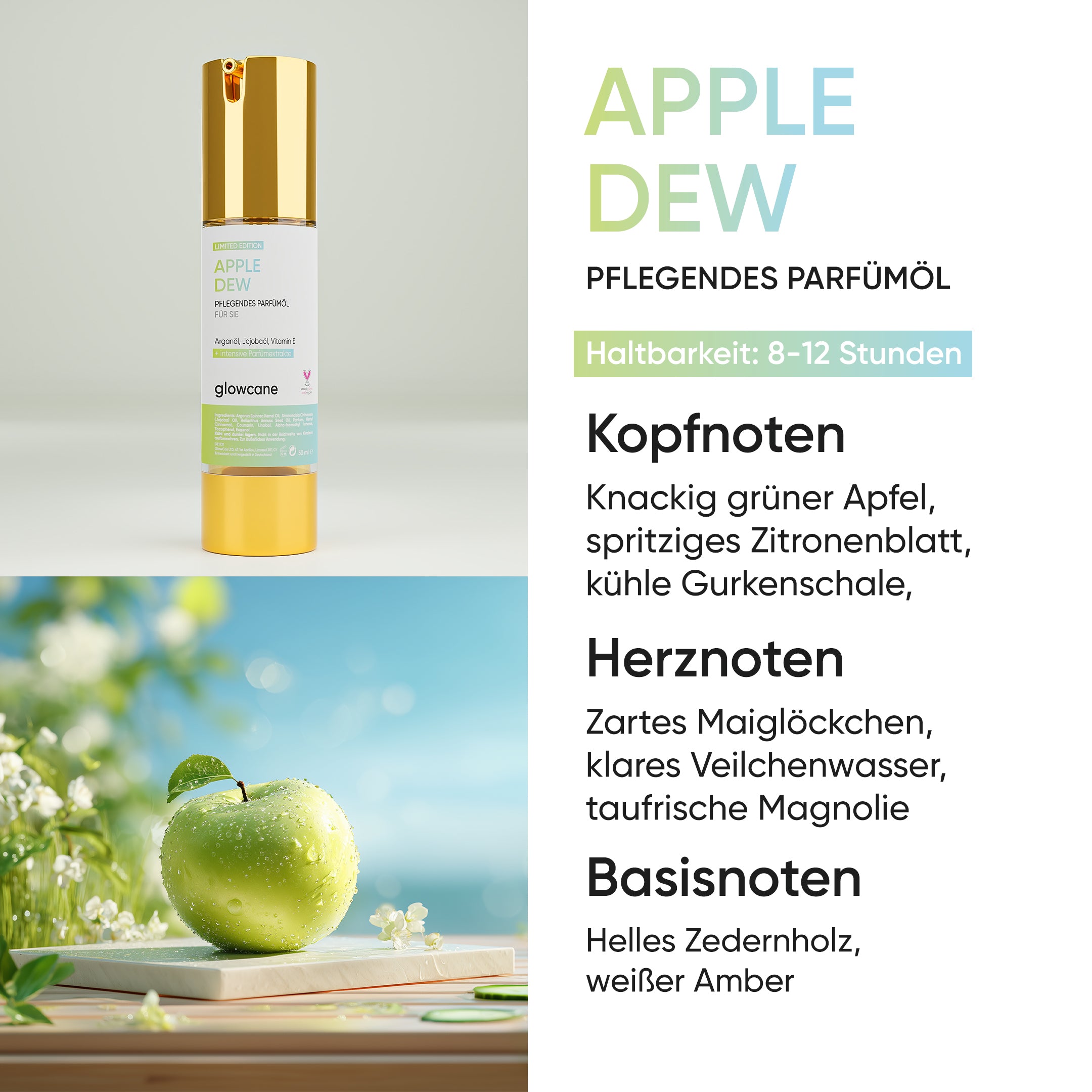 glowcane Apple Dew Duftnoten Parfümöl