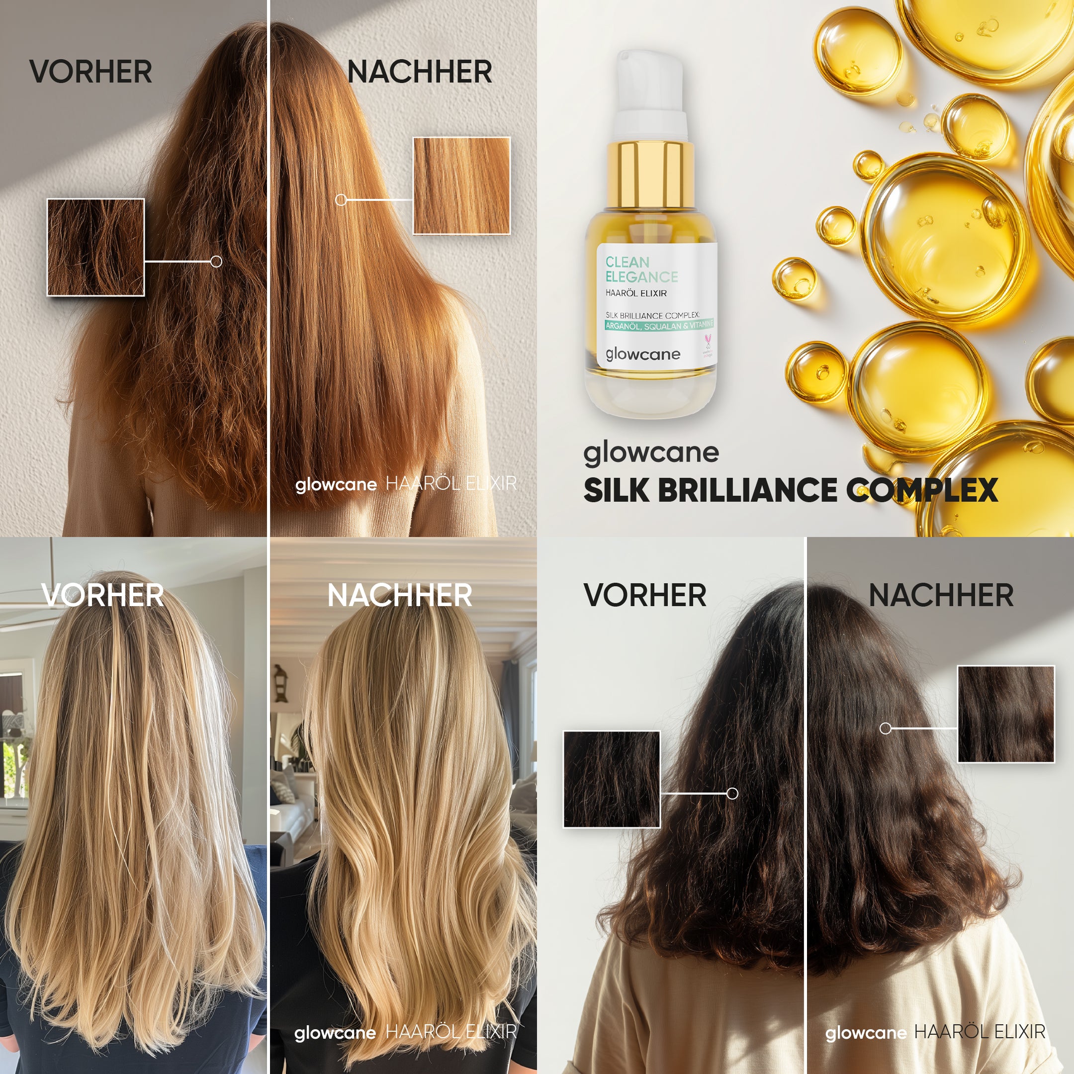 Haaröl Elixir - Silk Brilliance - Clean Elegance