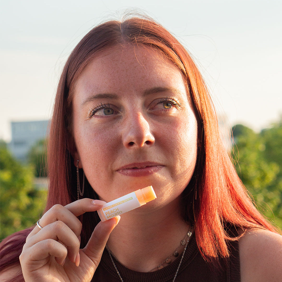 Fruchtige Lippenpflege - Peach Mojito