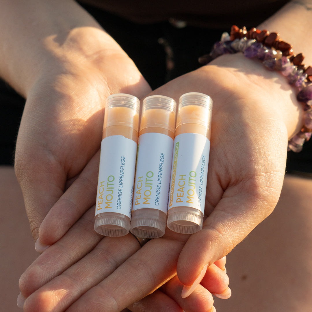 Fruchtige Lippenpflege - Peach Mojito