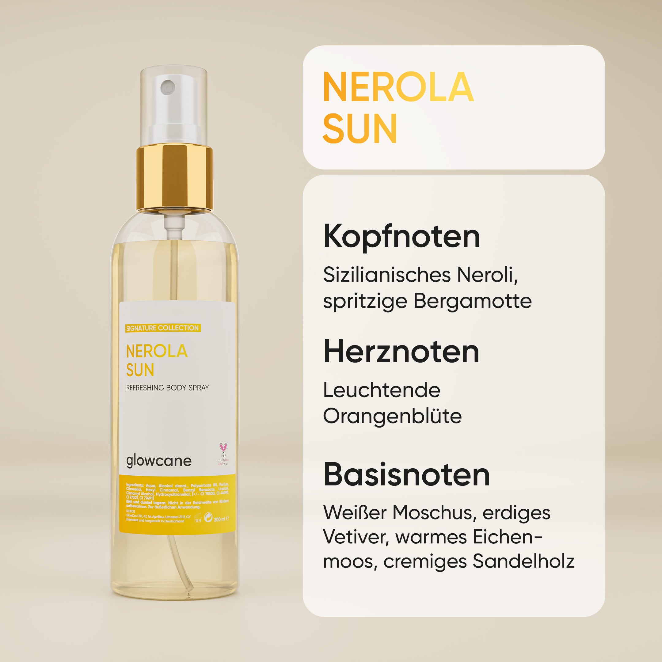 Refreshing Body Spray - Nerola Sun