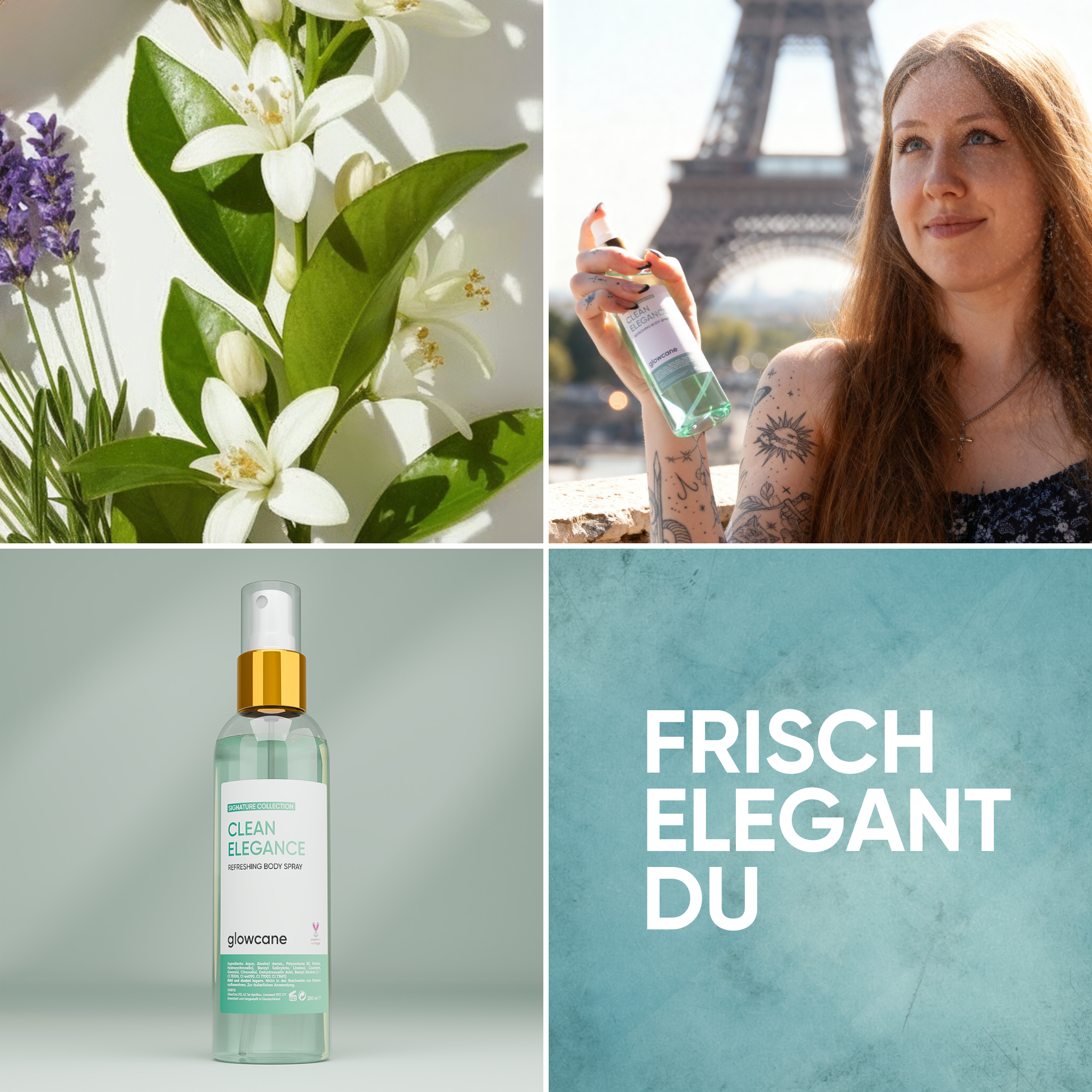 Mini Reise Body Spray - Clean Elegance