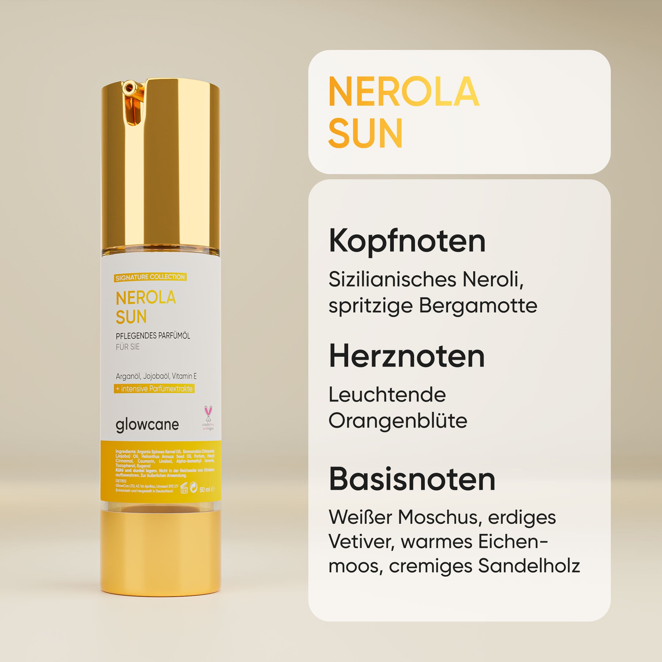 Pflegendes Parfümöl - Nerola Sun