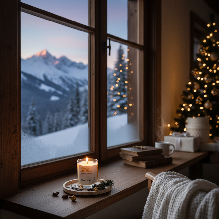 Vanilla Cuddles - Knisternde Duftkerze