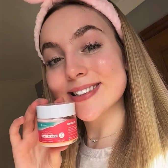 Probe: YUNA GLOW Australian Beautifying Pink Clay Mask - Klärende Gesichtsmaske mit Lavendel