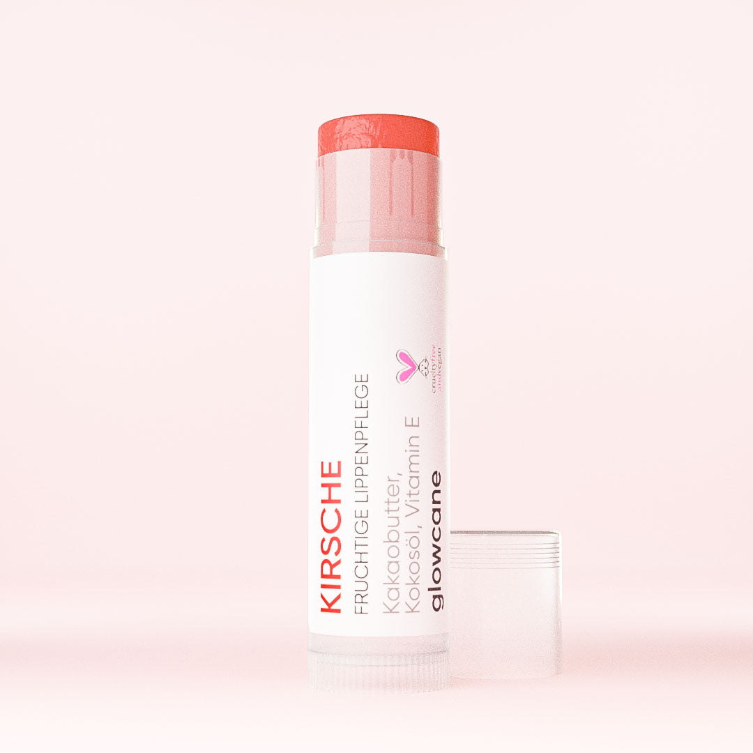 glowcane Fruchtige Lippenpflege - Kirsche