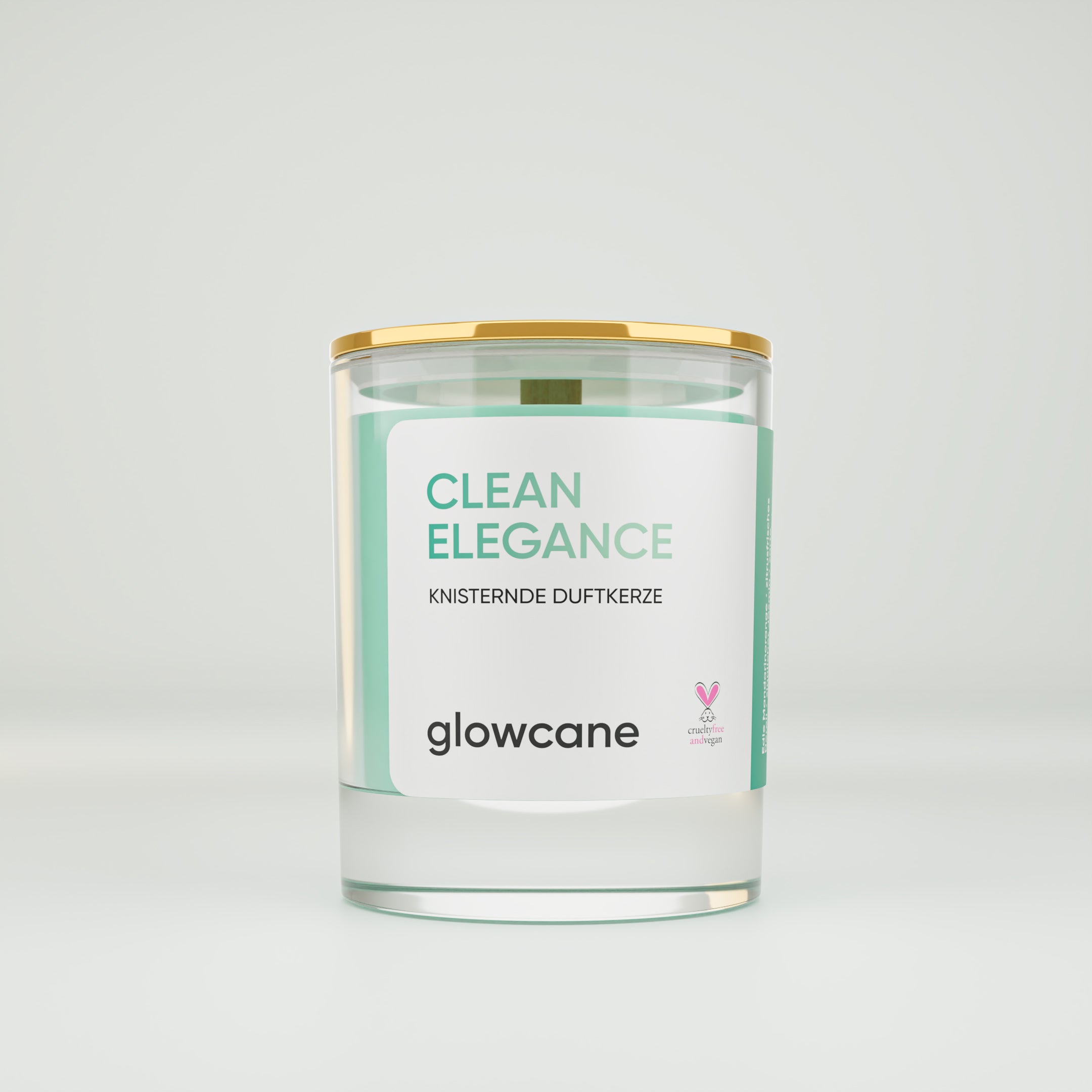 Clean Elegance - Knisternde Duftkerze