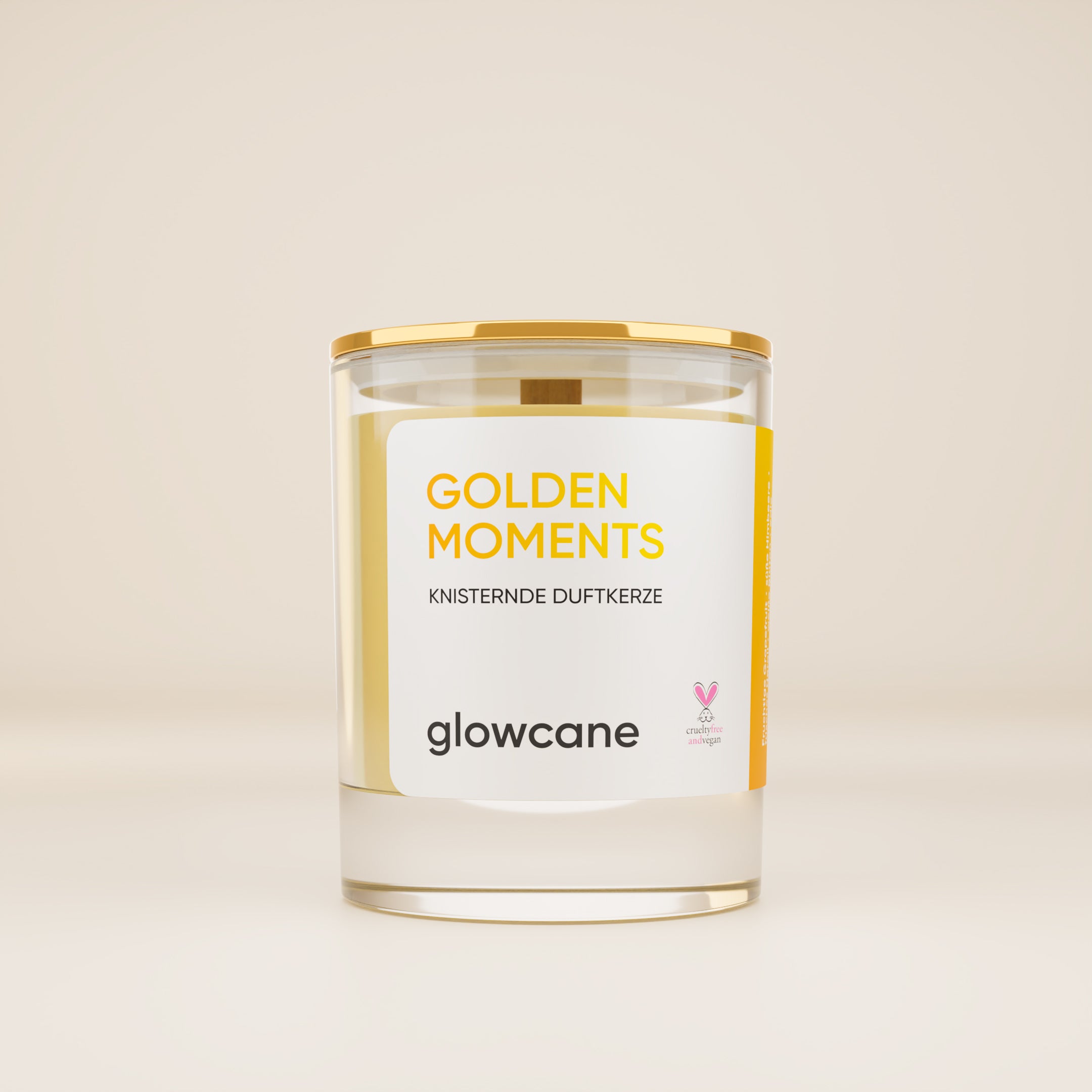 Golden Moments - Knisternde Duftkerze
