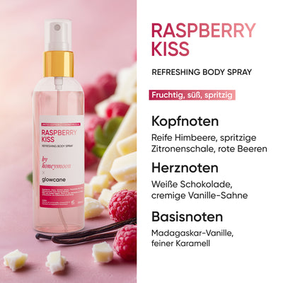 Refreshing Body Spray - Raspberry Kiss by Honeymoon 🐝