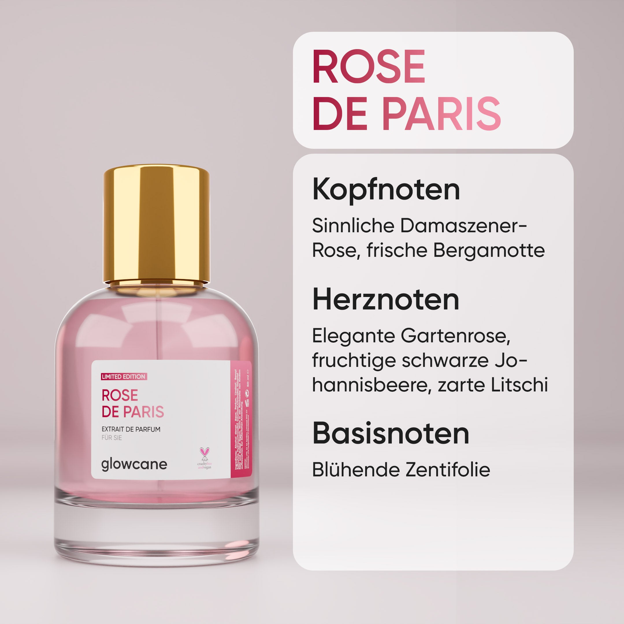 Extrait de Parfum - Rose de Paris