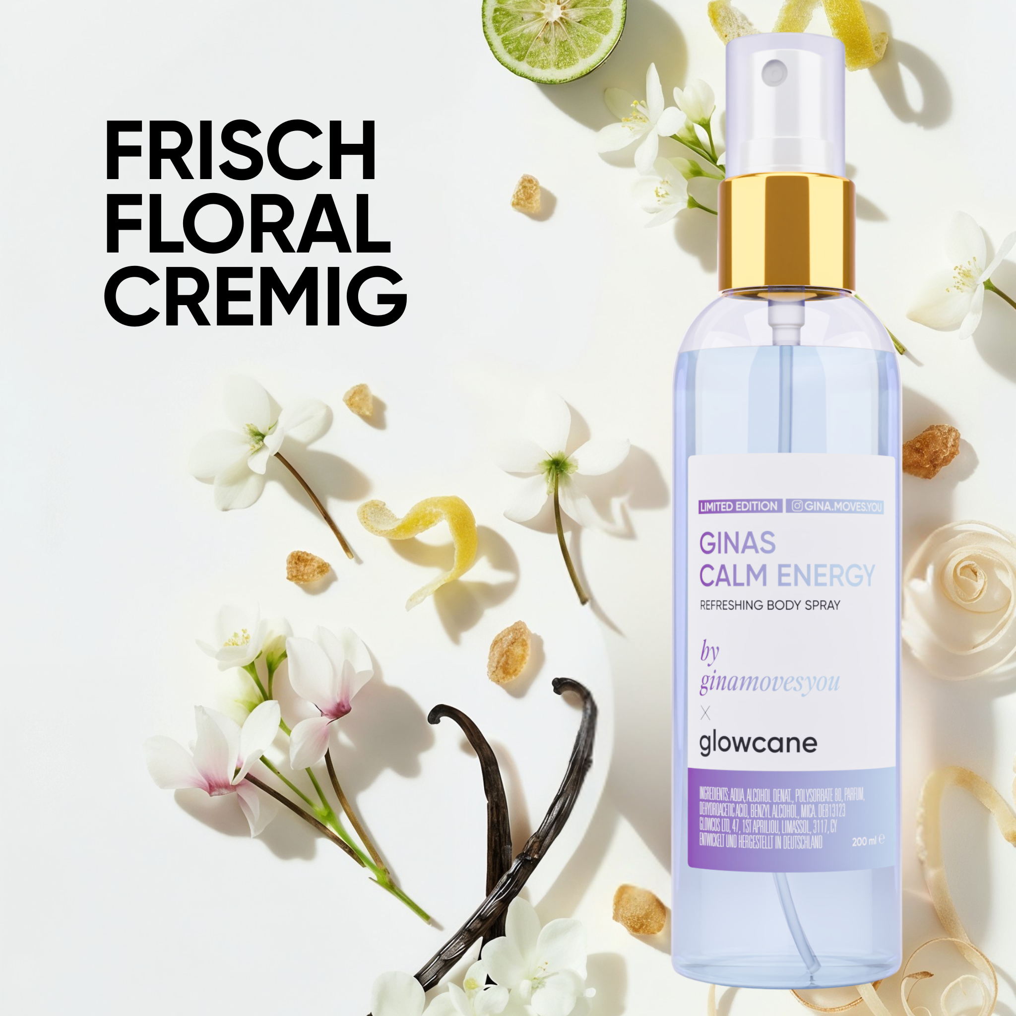Ginas Calm Energy - Refreshing Body Spray